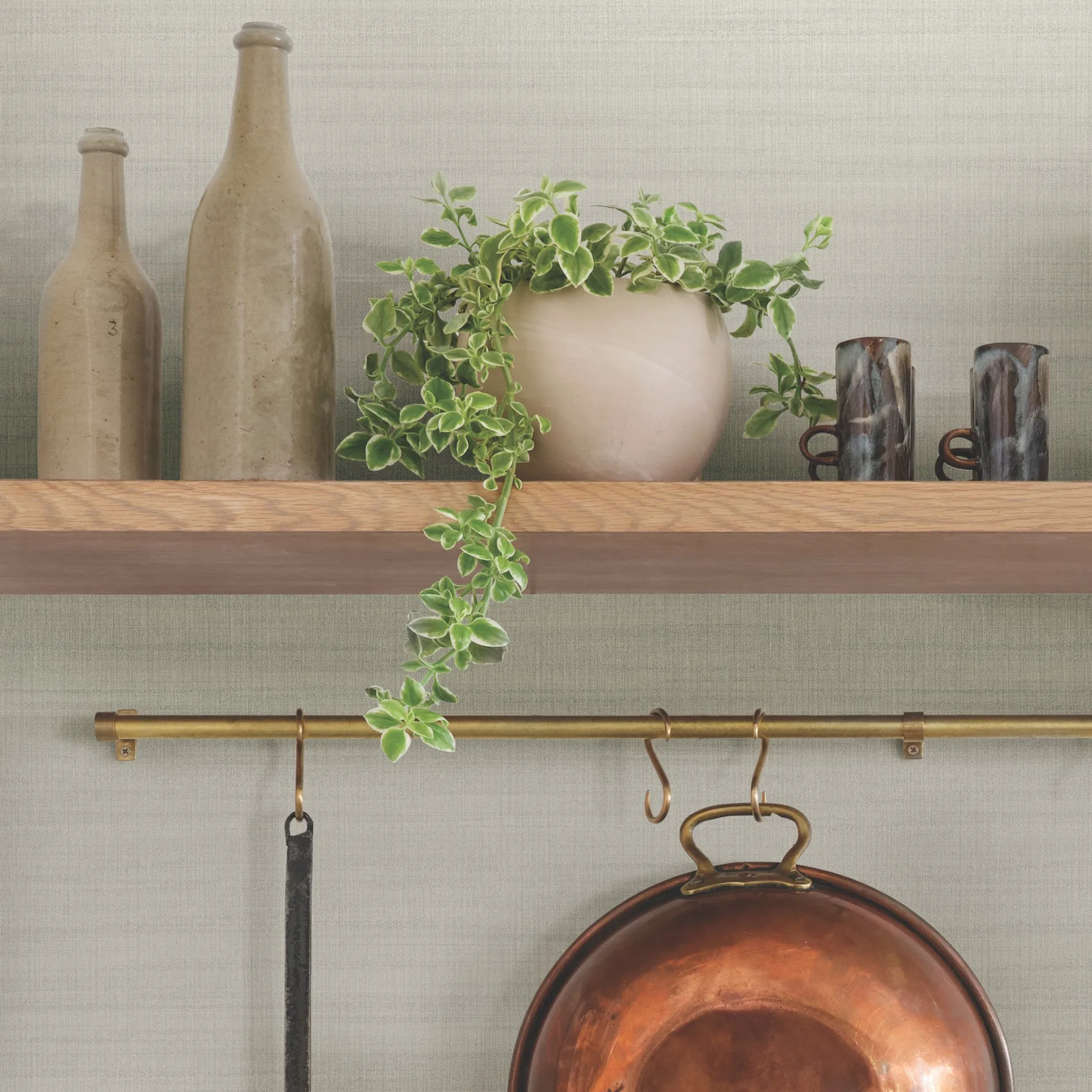 Washed Linen Wallpaper