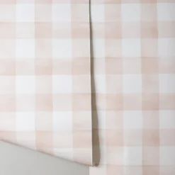 Watercolor Check Wallpaper