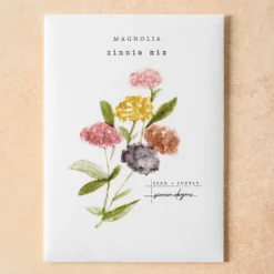 Watercolor Magnolia Seeds