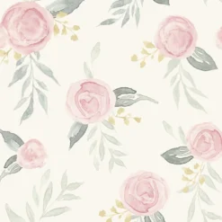 Watercolor Roses Wallpaper