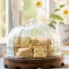 Wavy Edge Cake Stand + Fluted Dome