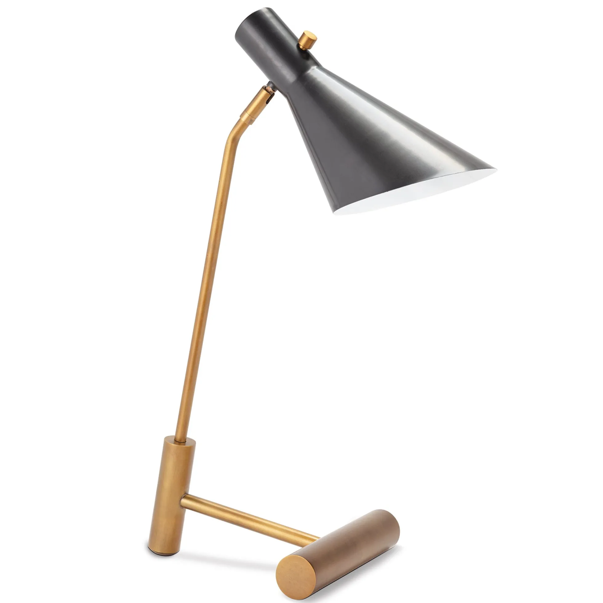Wells Brass Task Lamp