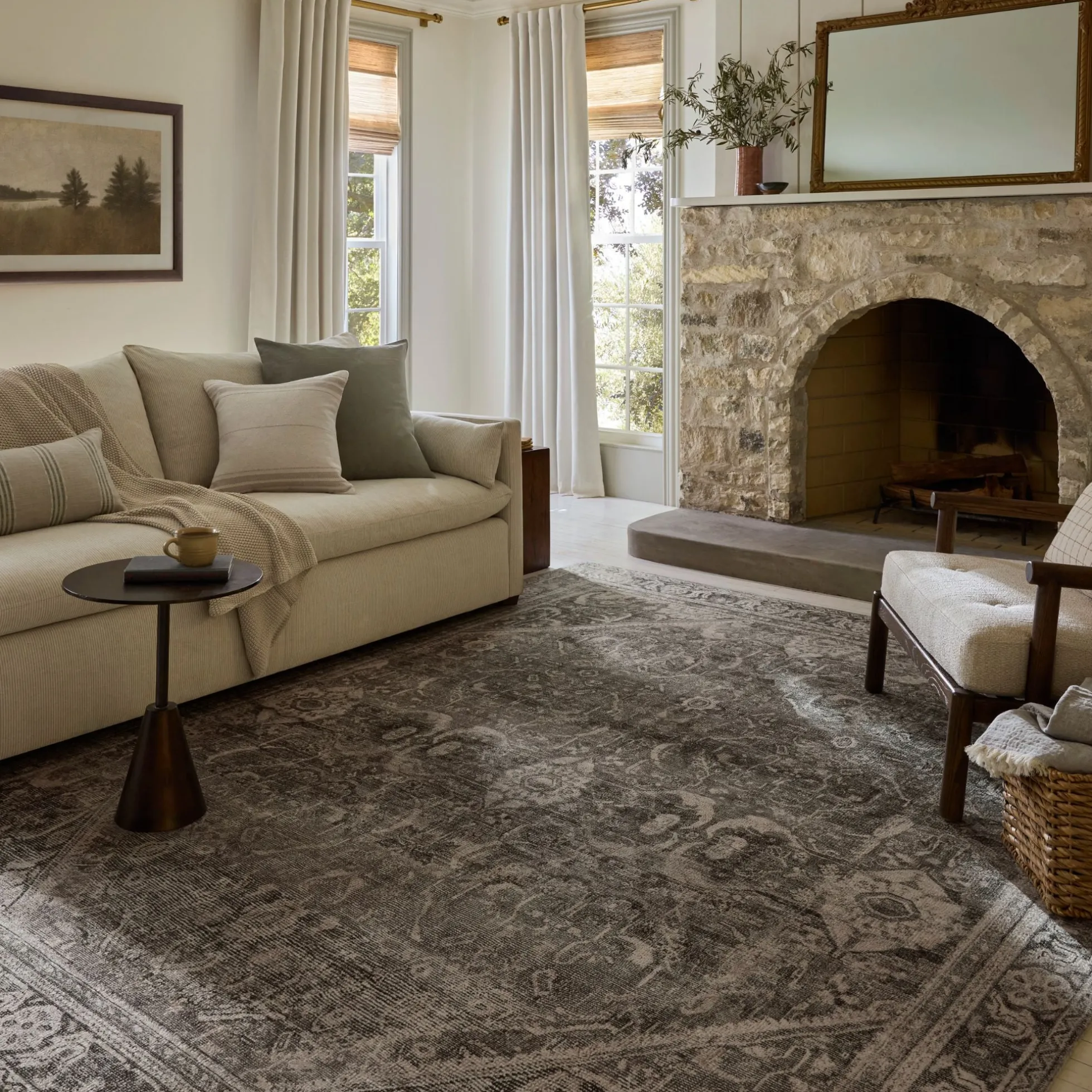 Wimberly Ink Bone Rug