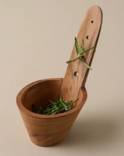 Wooden Herb Stemmer