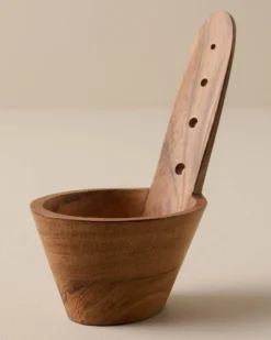 Wooden Herb Stemmer