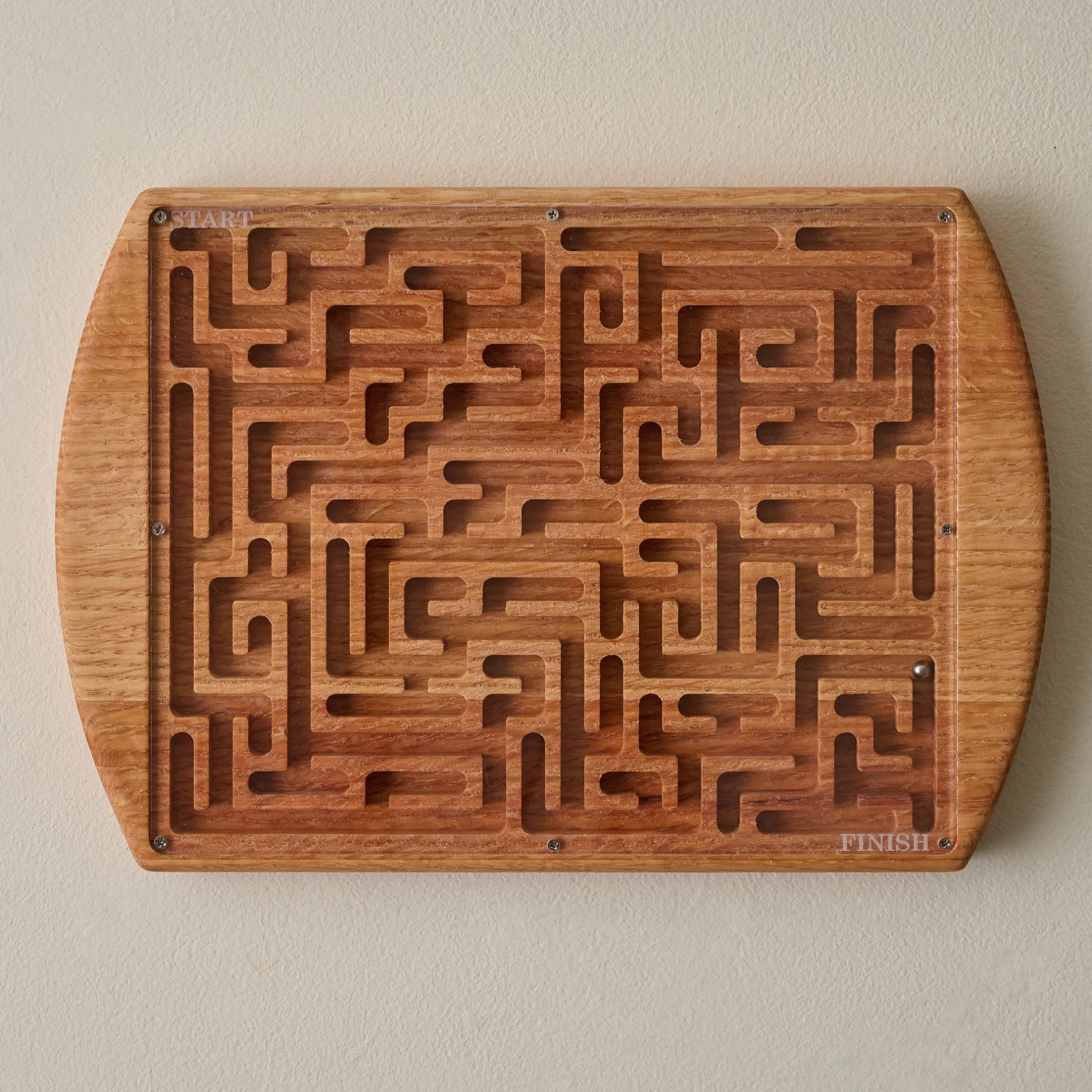 Wooden Marble Maze Game