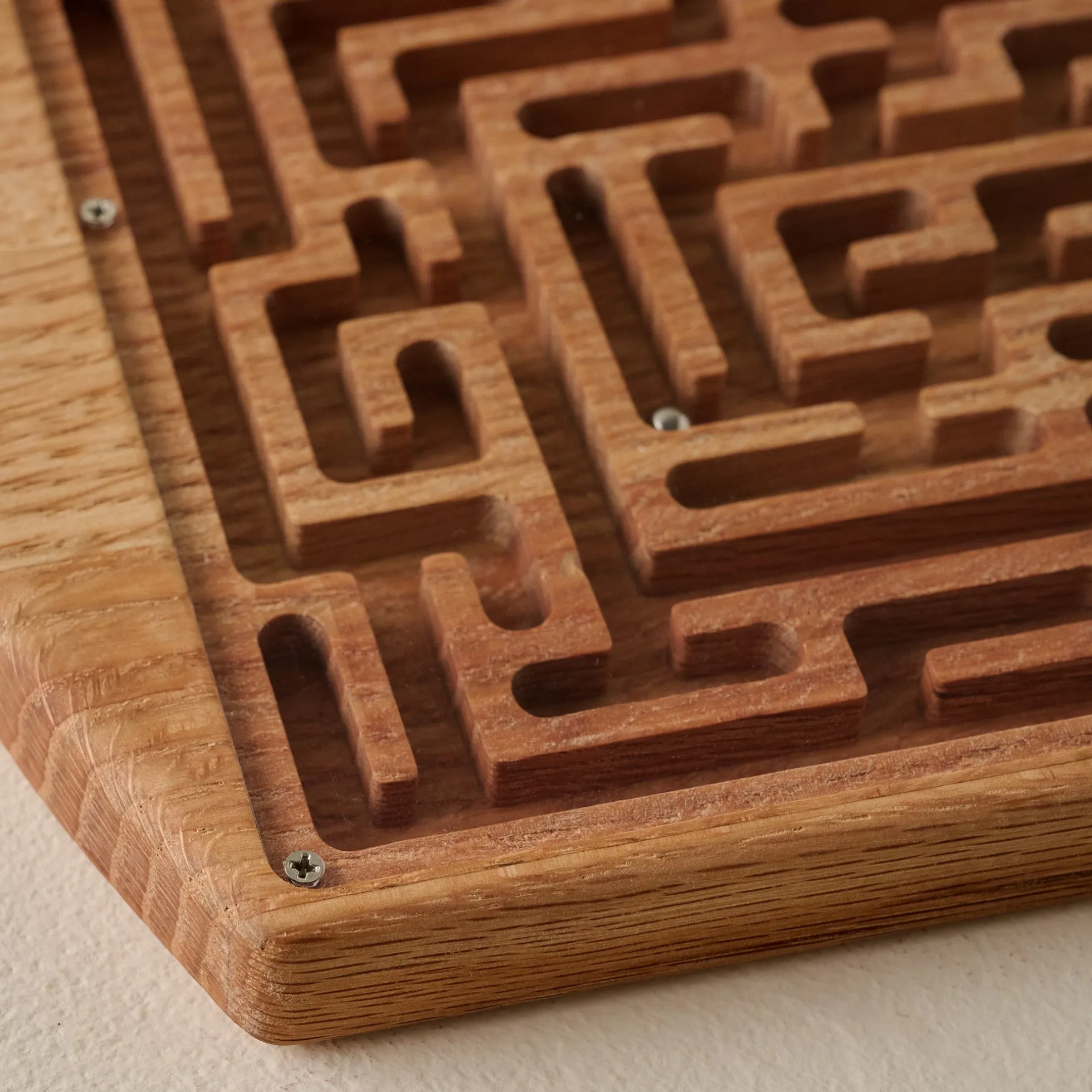 Wooden Marble Maze Game
