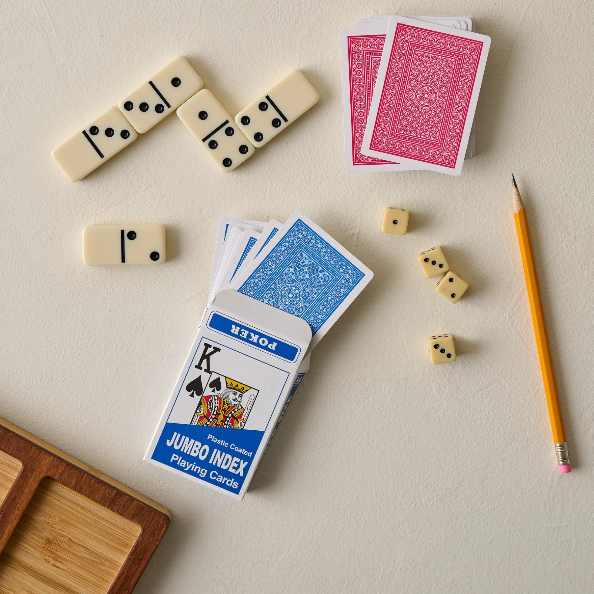 Wooden Poker Set