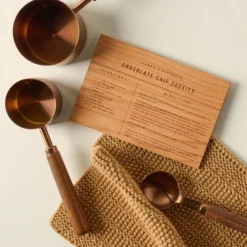 Wooden Recipe Card (Chocolate Chip Cookies)