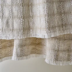 Woven Grid Coverlet