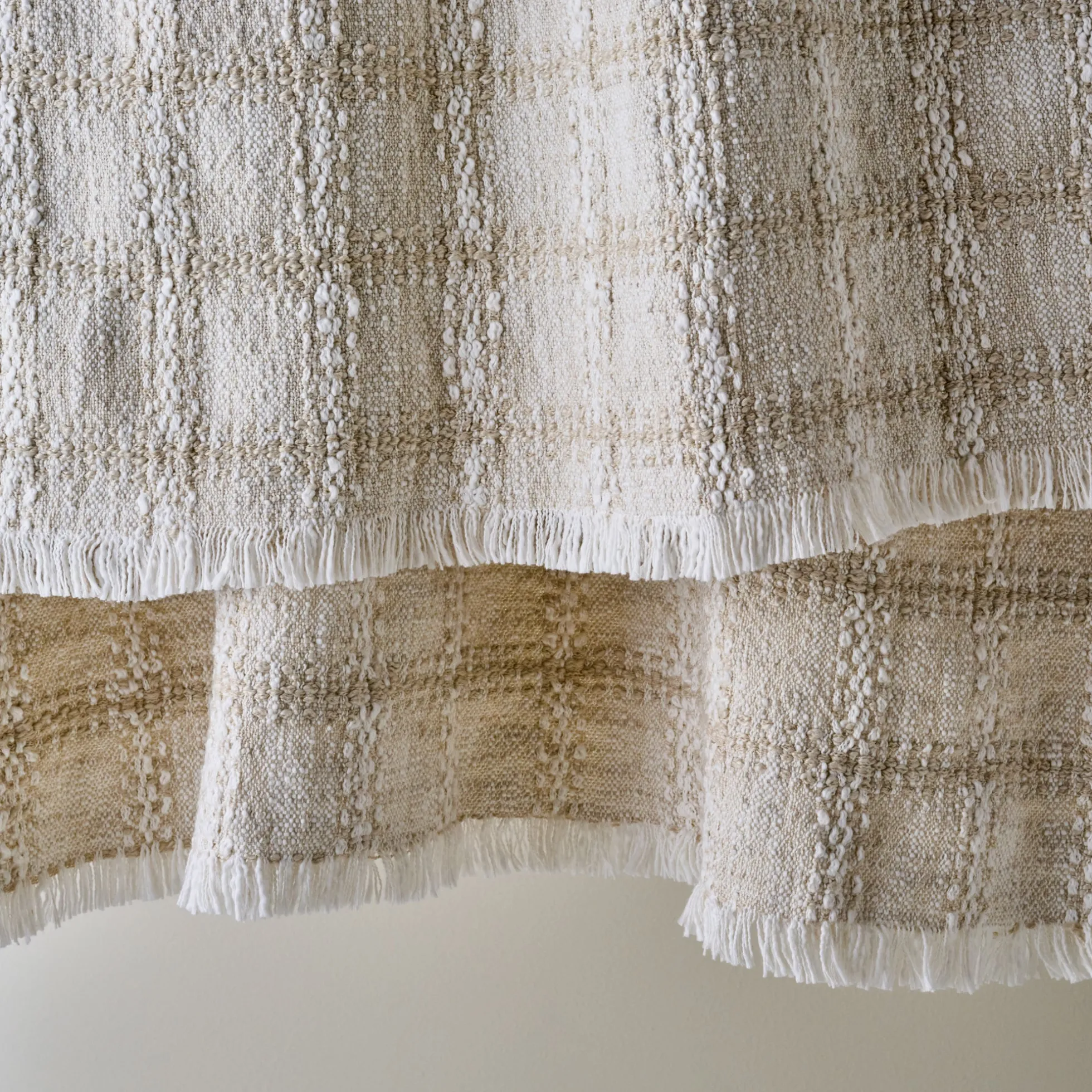Woven Grid Coverlet