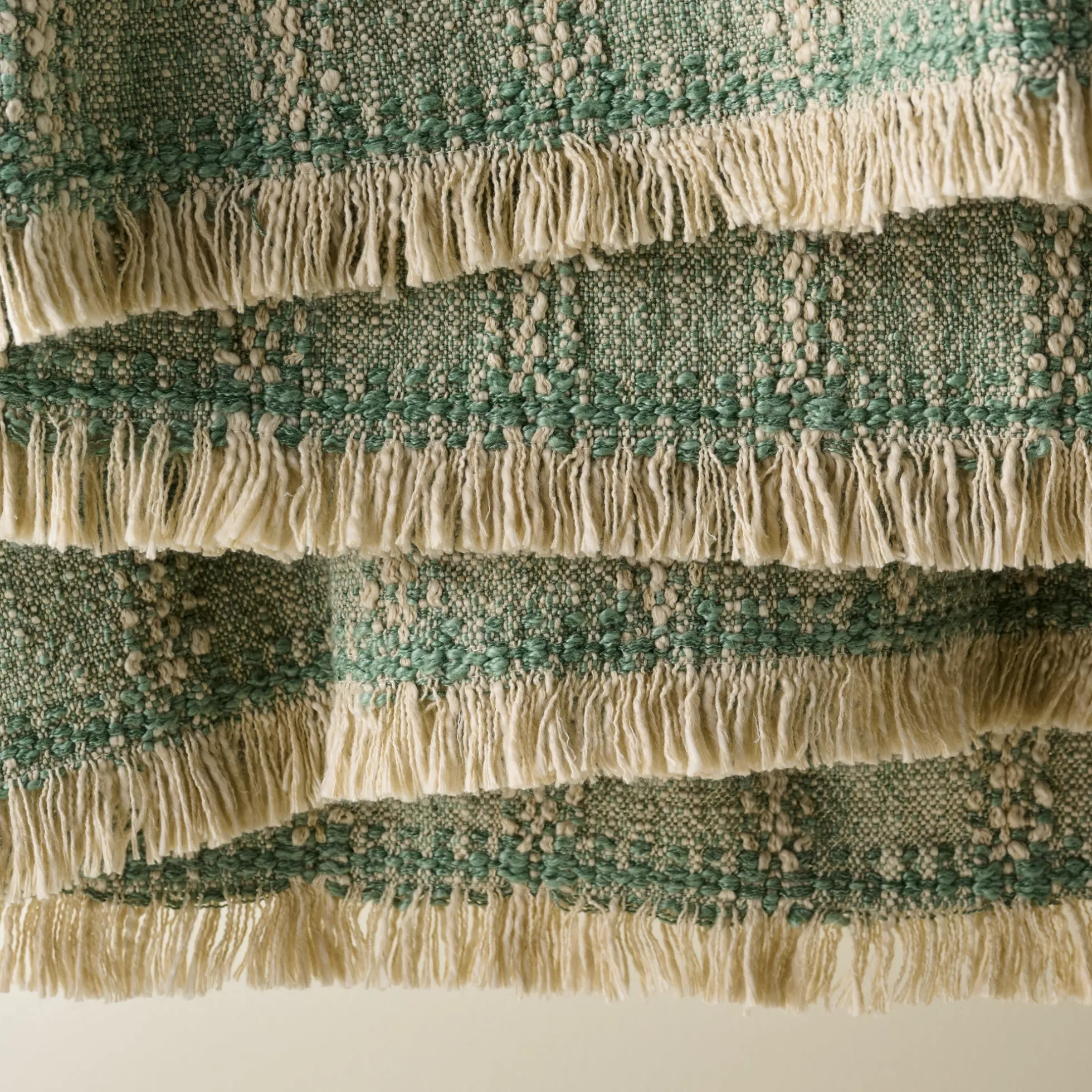 Woven Grid Coverlet