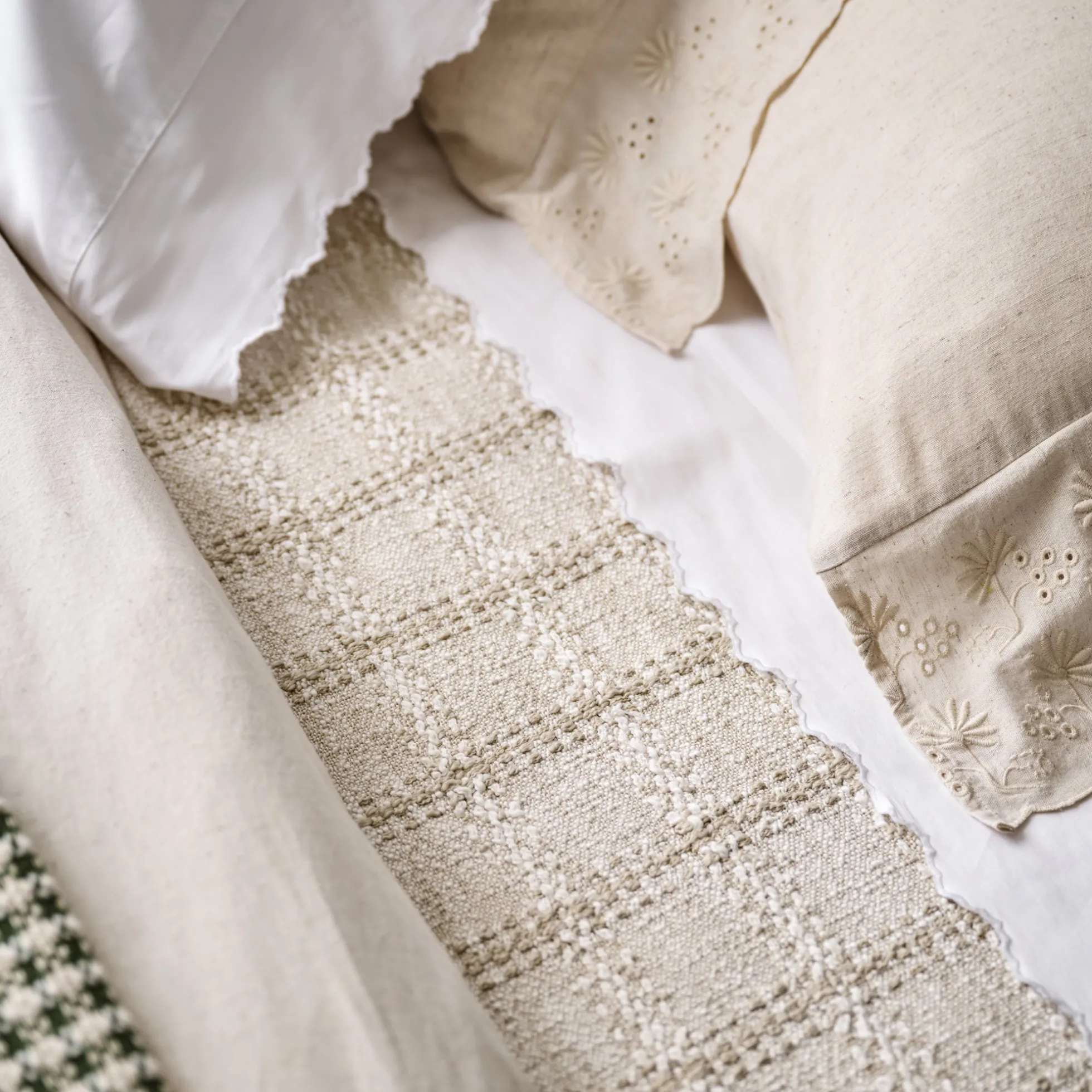 Woven Grid Coverlet